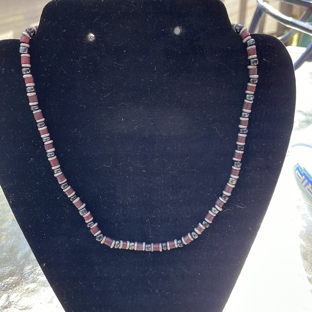 Gender Neutral Beaded Surfer Style Necklace